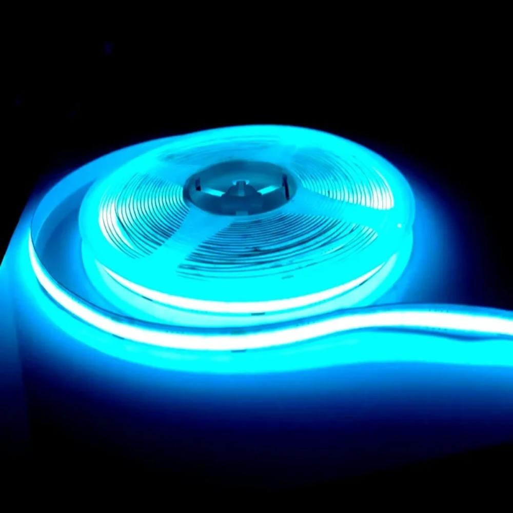 COB LED Strip Light High Density Linear Lighting 320/480Leds/m Flexible Tape Warm Natural White Red Blue Green Decor DC12 24V