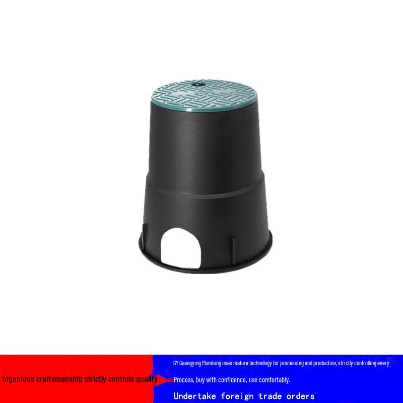 PE Water Valve Box for Landscaping: Engineering Plastic Underground Solenoid Valve Box in 6, 10, 12, and 14 inches.