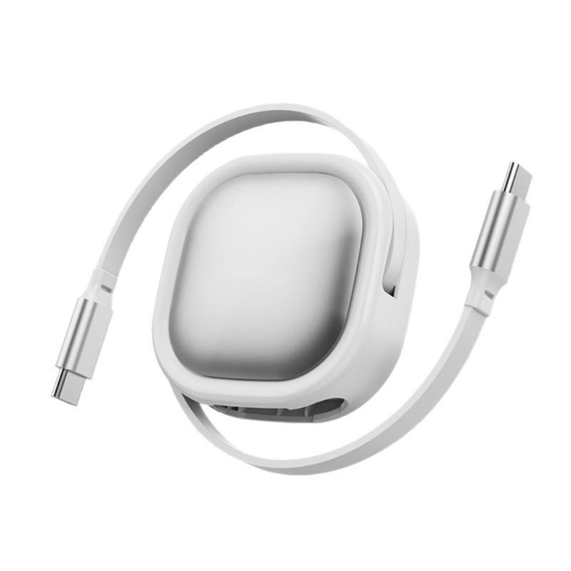 

Retractable USB C Charging Cable with PD Fast Charge Aluminum Alloy Build for Longevities and Travel Convenience 1