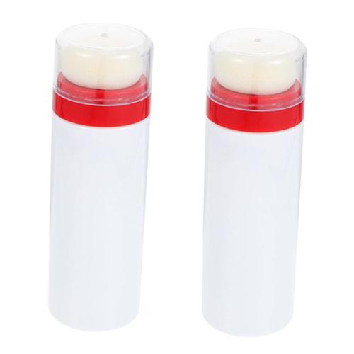 WATIIFUFU 2-Piece Infant Talcum Powder Bottle with Puff, Home Use Baby Powder Case, Large Capacity, Smooth Dispensing Design