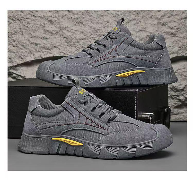 

Men s Breathable Casual & Work Shoes - Comfortable Soft Sole, Versatile Board Shoes for Autumn/Winter 39
