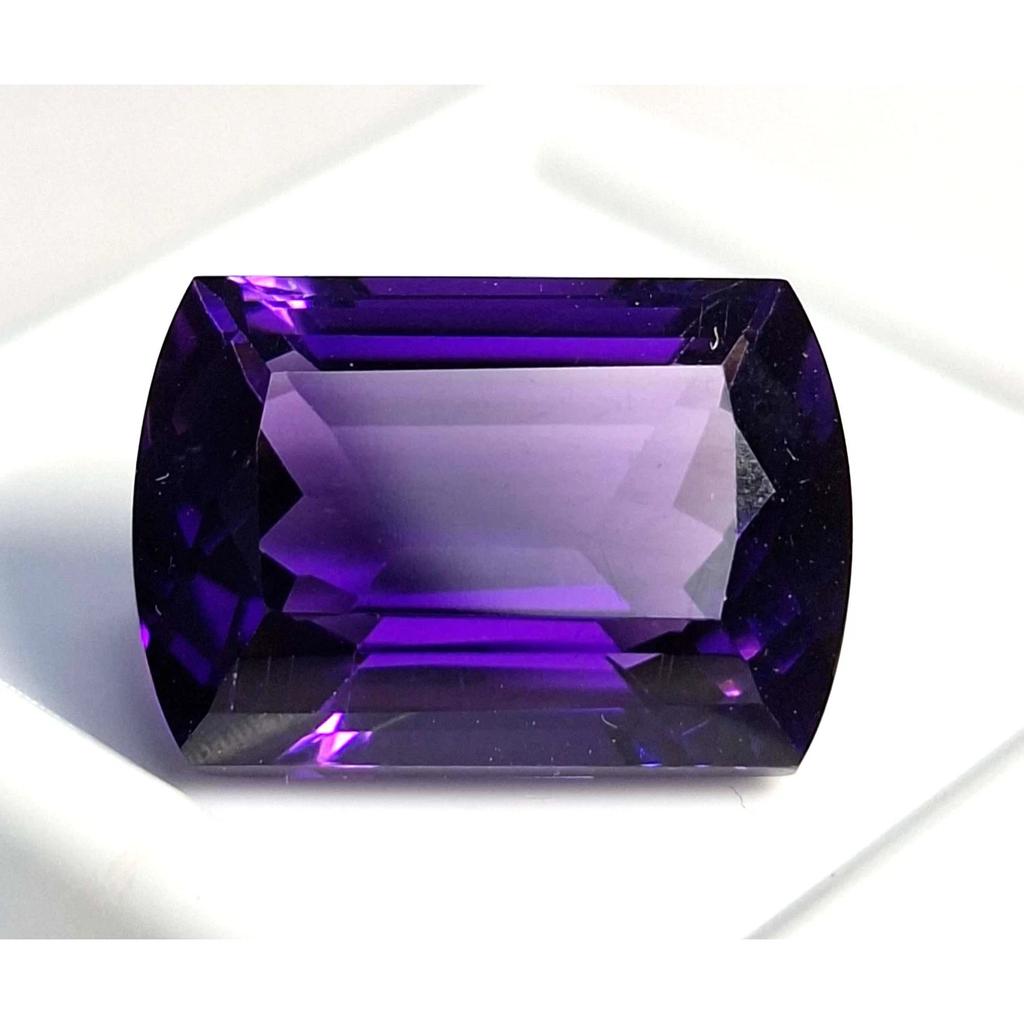 8-10 Ct Natural Purple Amethyst Fancy Cut Fabulous Certified Loose Gemstone