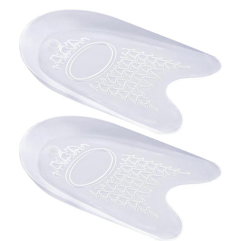 1Pairs Forefoot Insert Cushion Pads For Women Shoe Anti Slip Silicone Foot Pain Relief For High Heels Sandals Gel Shoe Insoles