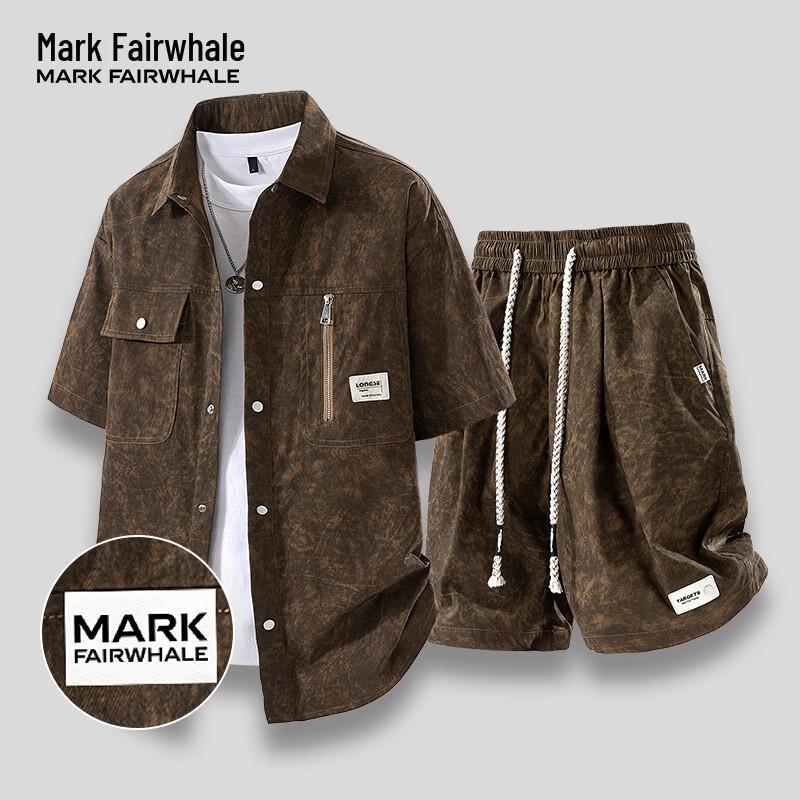 

MARK FAIRWHALE Men s American Style Breathable Summer Set 4XL