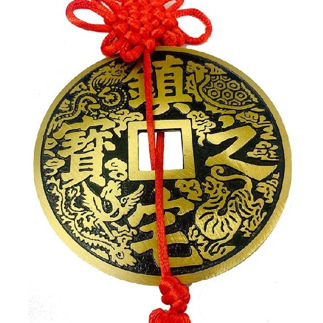Chinese Feng Shui Co for Wealth and Success (3.1') - Protects Homes from Harmful Energies