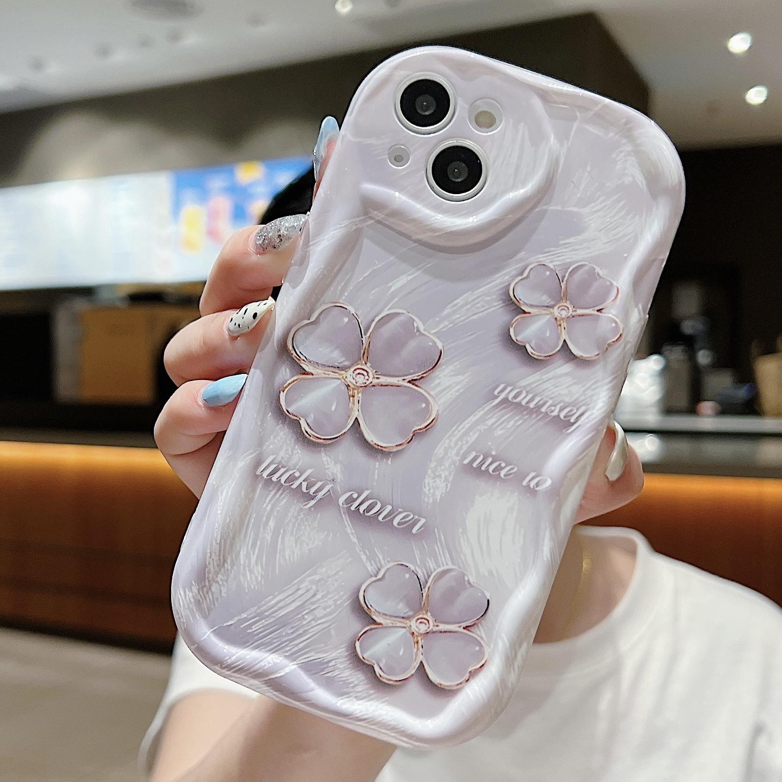 

Силиконовый чехол Cherry Blossoms для Xiaomi Redmi Note 14 13 Samsung A56 A26 Oppo A3 A5 Pro Tecno Spark 30C Funda Cartoon Lucky Dog Cover Soft TPU Bumper Samsung A16