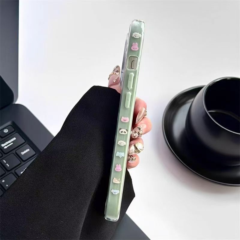 Small Animal Cake 3-in-1 Colorful Suitable for Apple 16/15iphone13/XR/MAX Huawei Mobile Phone Case