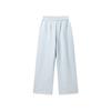 Fila Milano Italian Luxury Sports Collection Comfortable Solid Color Mid-Rise Casual Pants Women Bottoms Pearl-Gray F11W635604FGY