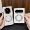 Magnetic Rotating Bracket Case for Huawei PuraXMax: Transparent, Foldable, MATEX7 Hinge Protector