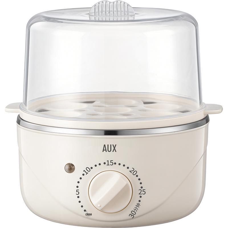 Compact Stainless Steel Automatic Egg Boiler with Auto-Off