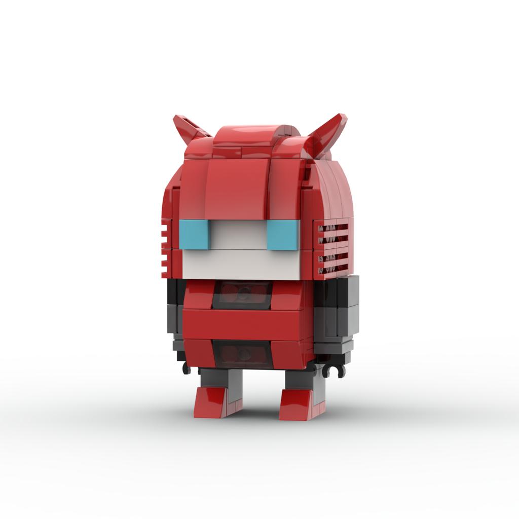 *Transform Auto Robot Brickheadz * Star Scream Jazz Prime DIY Enlighten MOC Block Brick set,Compatible With
