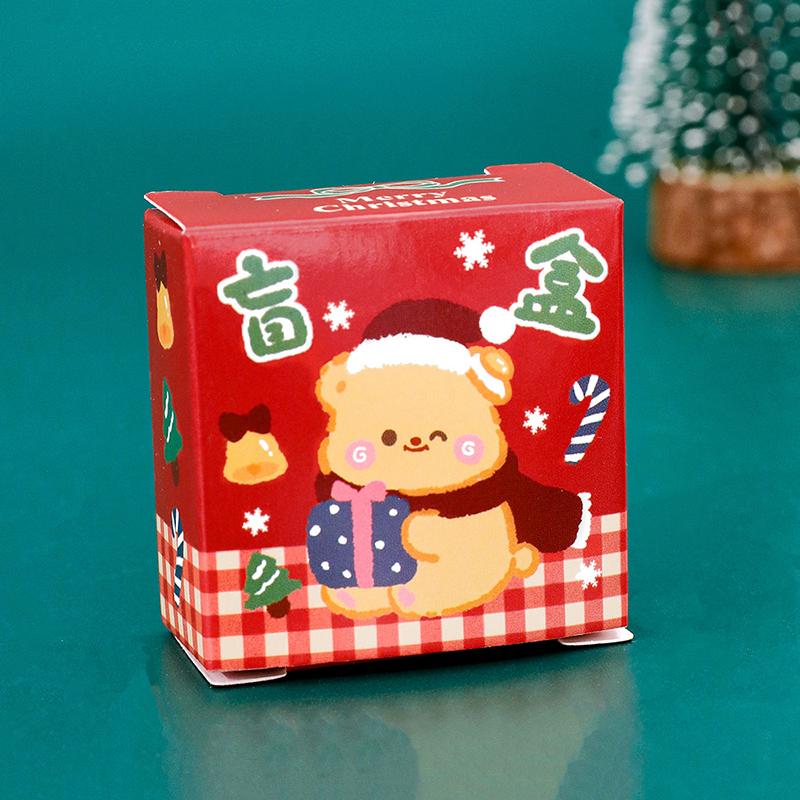 1/4 ks Vánoční slepý box klíčenka Roztomilá mini slepá krabička Vánoční DIY dekorace na batoh přívěsek Miniaturní klíčenka Dárkové překvapení