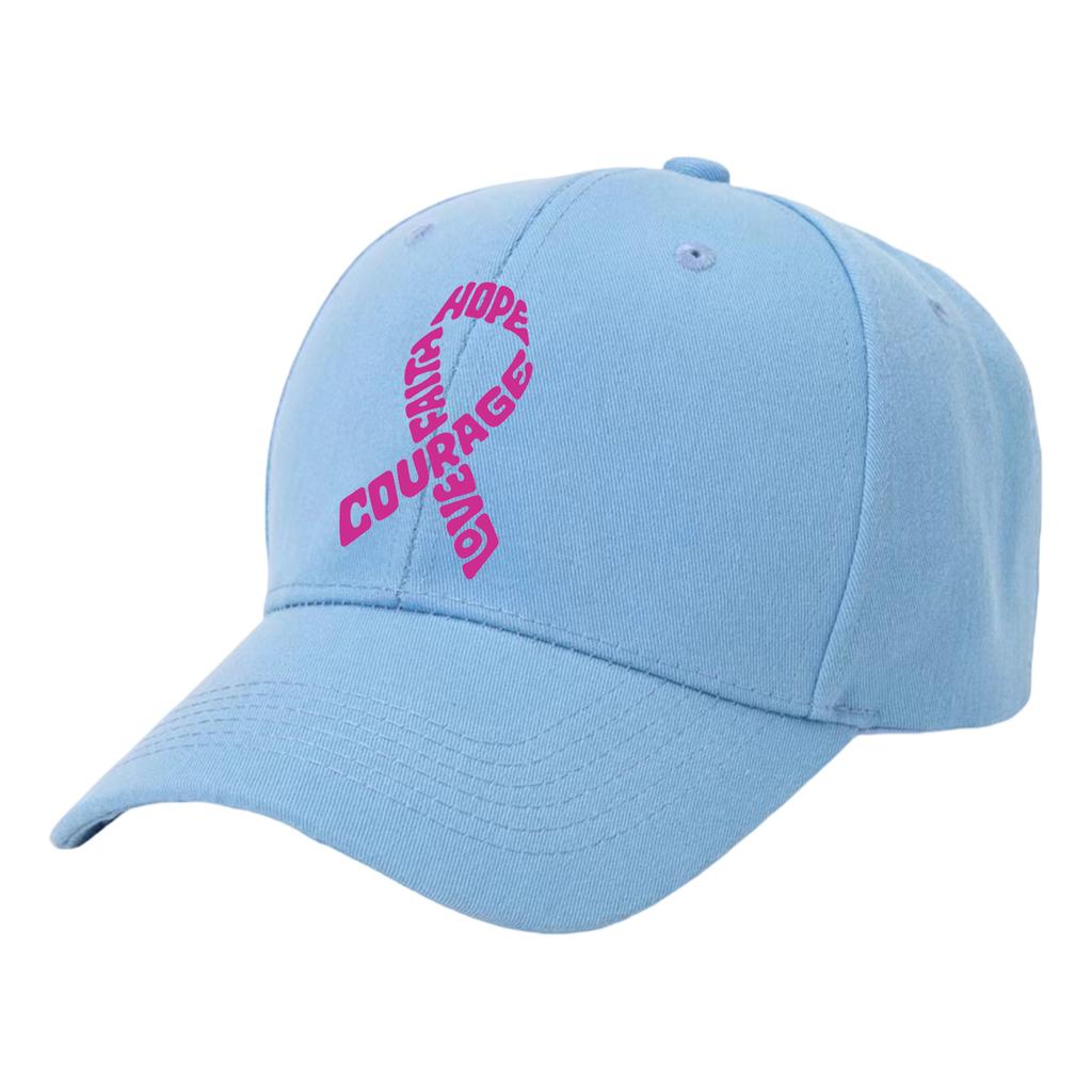 Deep Crown Baseball Cap Fashionable Sun Hat Printed Peaked Cap