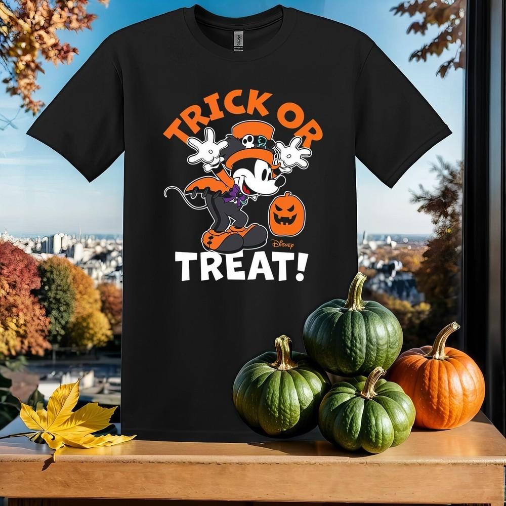 

Cute Trick Or Treat Mickey T-shirt T shirt Men Women Unisex Tshirt SY70 M
