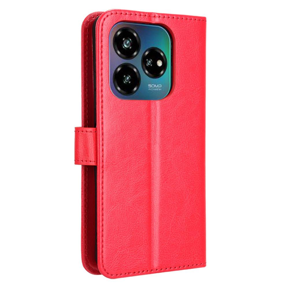 Pro ZTE nubia V60 Design/Blade V60 Design Pouzdro Textura Crazy Horse PU Kůže Kryt Peněženka na Telefon