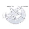 Moon Star Tray Resin Mold Silicone Crescent Mold Jewelry Storage Plate Mold for DIY Trinket Container Resin Crafts