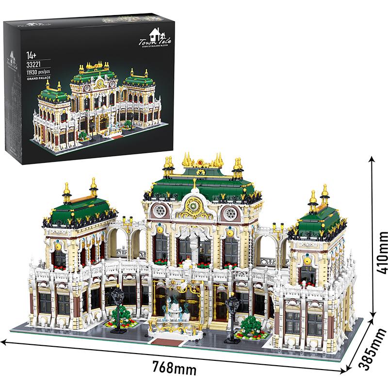 

11930PCS Luxury Palace Building Blocks City Street View MOC Building Model Bricks High Difficulty Assembly Toys For Kids Gifts With Box