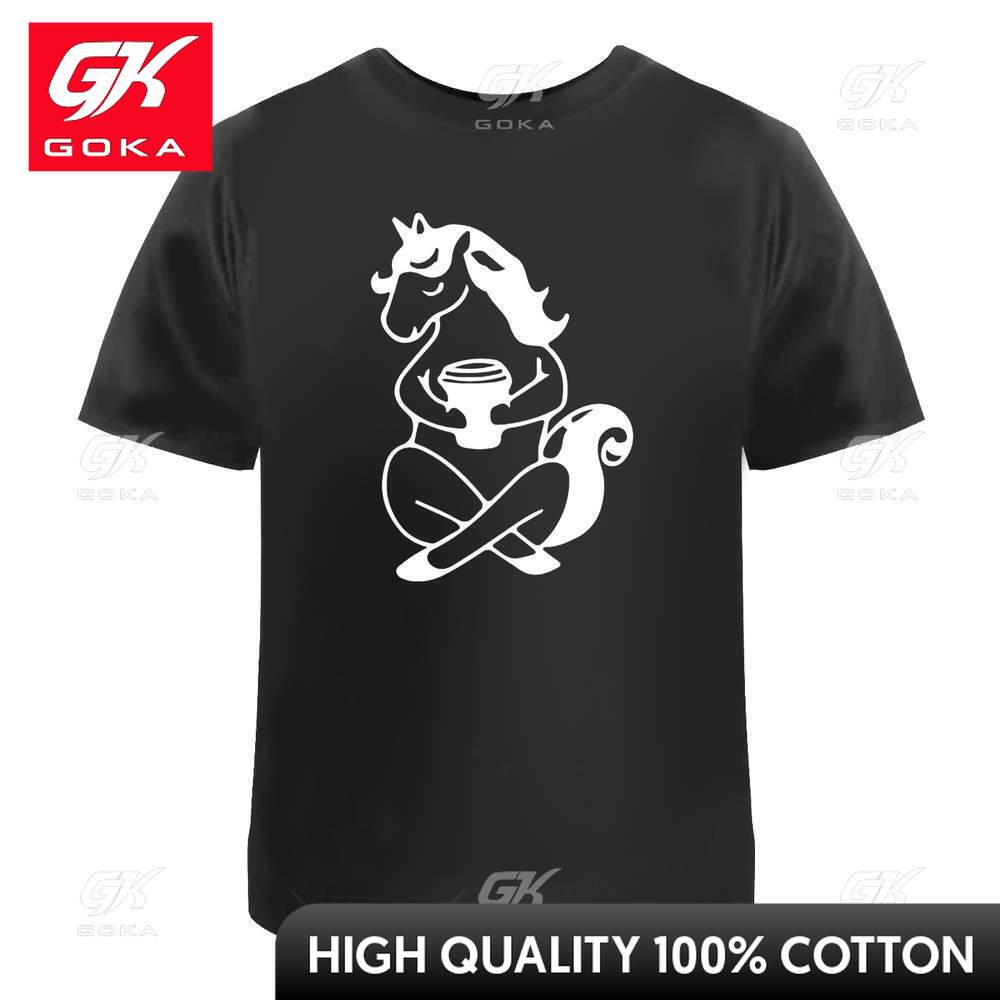 

Unicorn with Coffee Unisexs Womens Cotton TShirts Cute Funny Vintage Graphic T Shirts 4XL