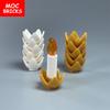 20pcs MOC Bricks Headgear Crown with 5 Points Open Center Stud Flower 39262 Tree House Building Blocks Chilren's Toys