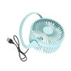 Desk Fan 360 Degree Rotation Low Noise Brushless Motor USB Powered Portable Small Table Fan for Home Desktop   Travel
