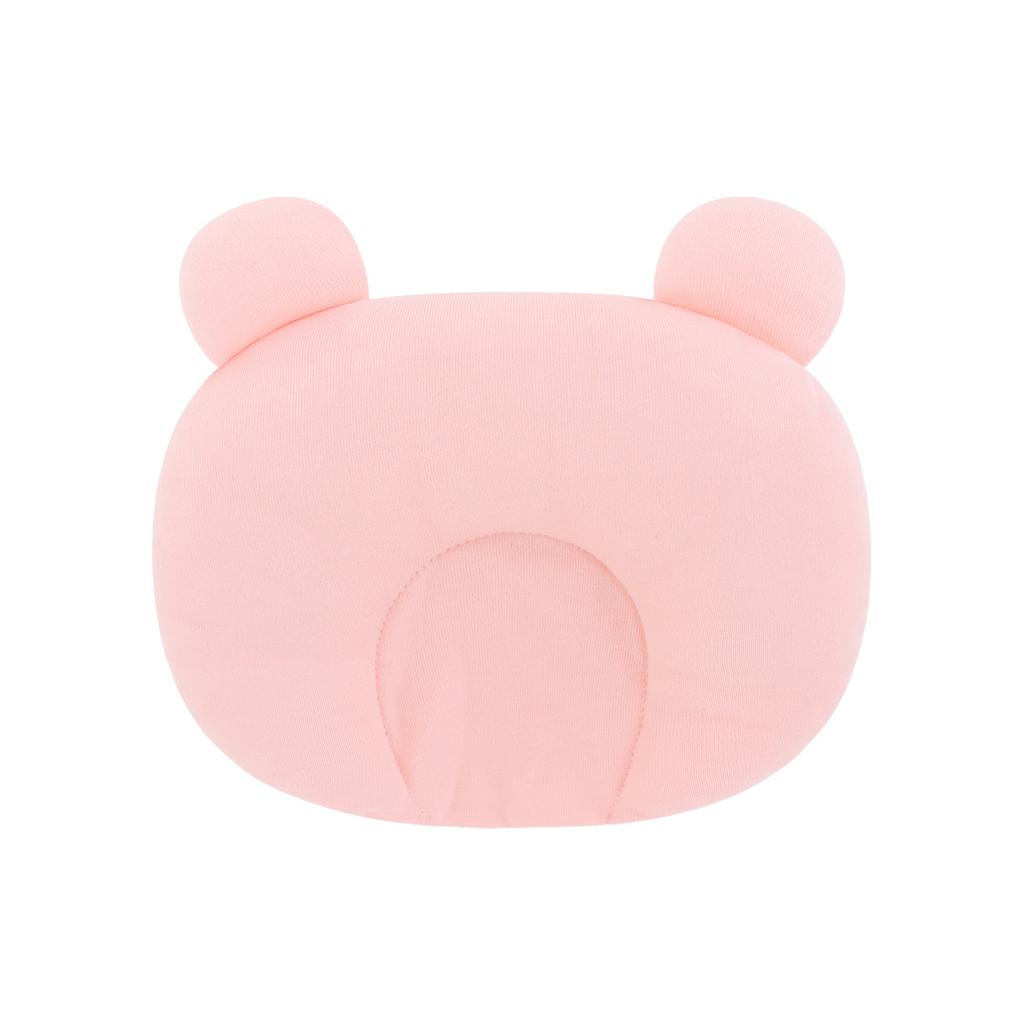 Cute Cartoon Baby Head Shaped Pillow Kawaii Bear Ears Baby Pillow Cute Round Head Shaped Pillow Soothing Sleeping Pillows