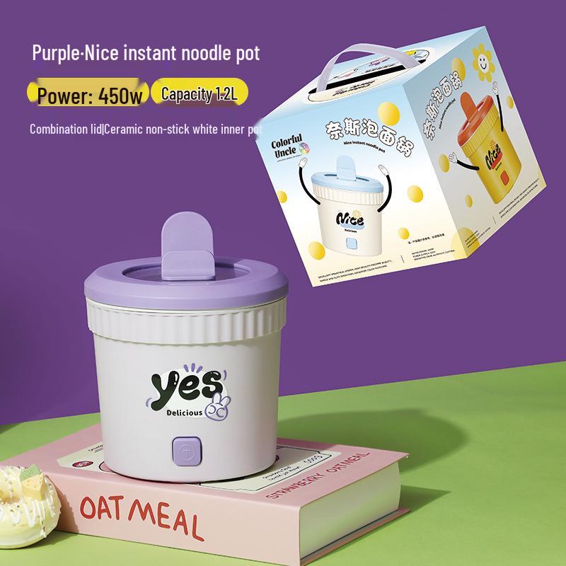 Compact Electric Multi-Cooker: Portable Non-Stick Pot and Electric Frying Pan for Dorms