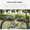 2Pcs Bicycle Fender Adjustable Lightweight Universal MTB Mountain Road Bike Front Rear Mud Splash Guard Mudflap Bike Accessories