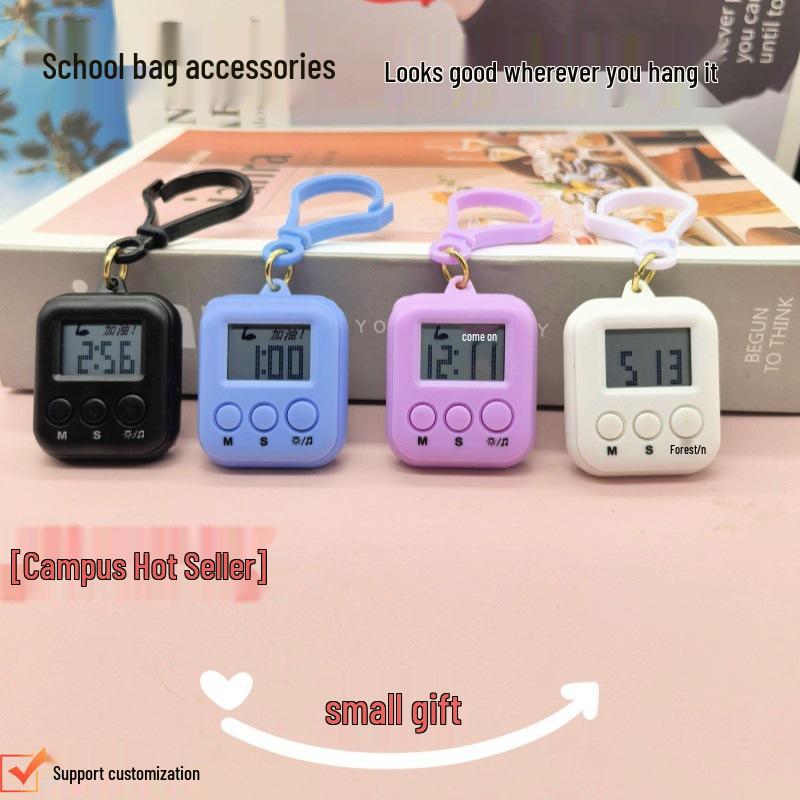 Student Multi-Functional Keychain: Portable Calendar, Music Player, & Ornament for Backpack