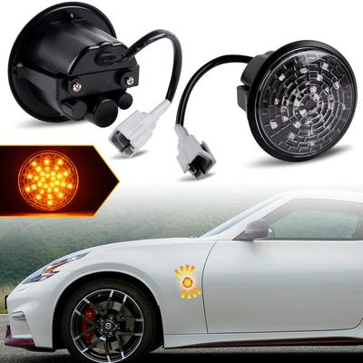 NEIFILES Fairlady Z 370Z Z34 Side Marker, Compatible with Nissan 350Z Z33, Turn Signal,