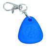 LED Luminous Silicone Triangle Dog Tag - Nighttime Anti-Lost Pendant & Backpack Light