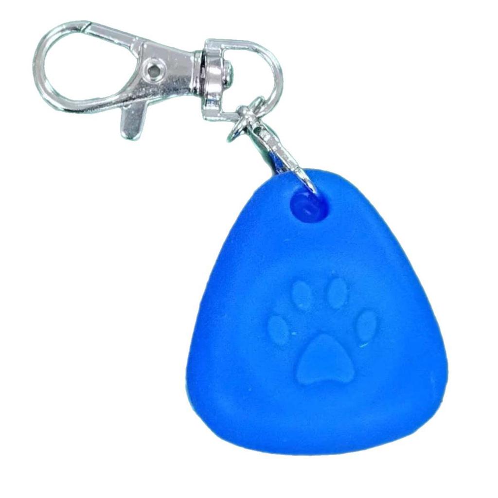 LED Luminous Silicone Triangle Dog Tag - Nighttime Anti-Lost Pendant & Backpack Light