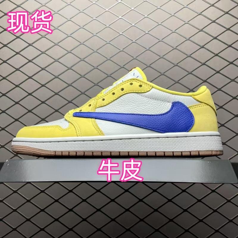 Shoes Pure Original AJ LOW Cowhide Lightning Barb Casual Sports Board Shoes Men's Shoes Women's Shoes Retro Versatile