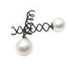 Pearl Spiral Hair Bun Makers Pod Head Pearl Spiral Clip Rotating Hair Clip