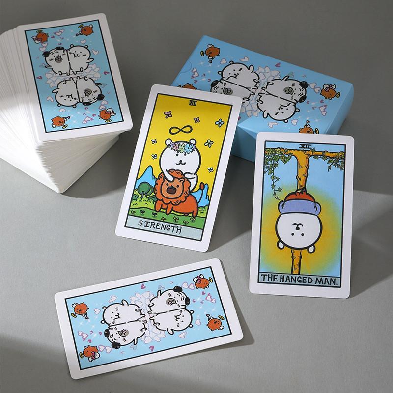 Selfdeprecating Bear Tarot Card Deck With Learning Guide For Casual Gaming And Gift