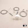 BWR5554 Window Regulator Repair Set Left Door for Smart Fortwo 451 MK2 2006-2014 Coupe 4517200146