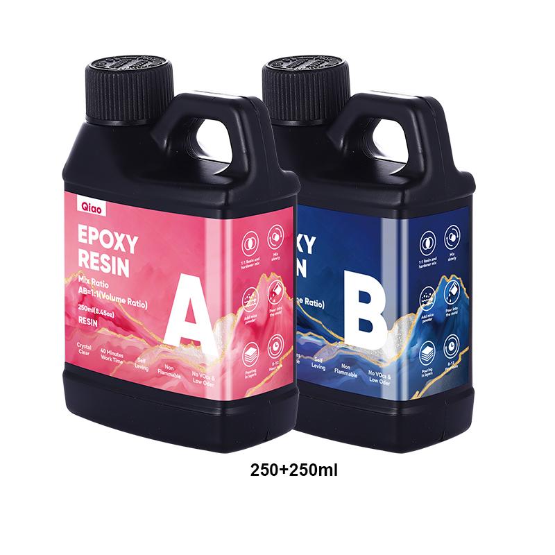 

Easy 1:1 Mix Epoxy Resin – Crystal Transparent, Fast Setting Epoxy Resin for DIY Art, Wood Finishing, Coating & Mold Casting