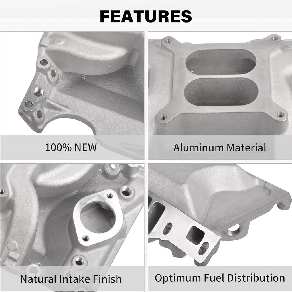 318 340 360 Luftspalt Ansaugkrümmer für Chrysler Dodge Challenger 318 360 5.2L Small Block