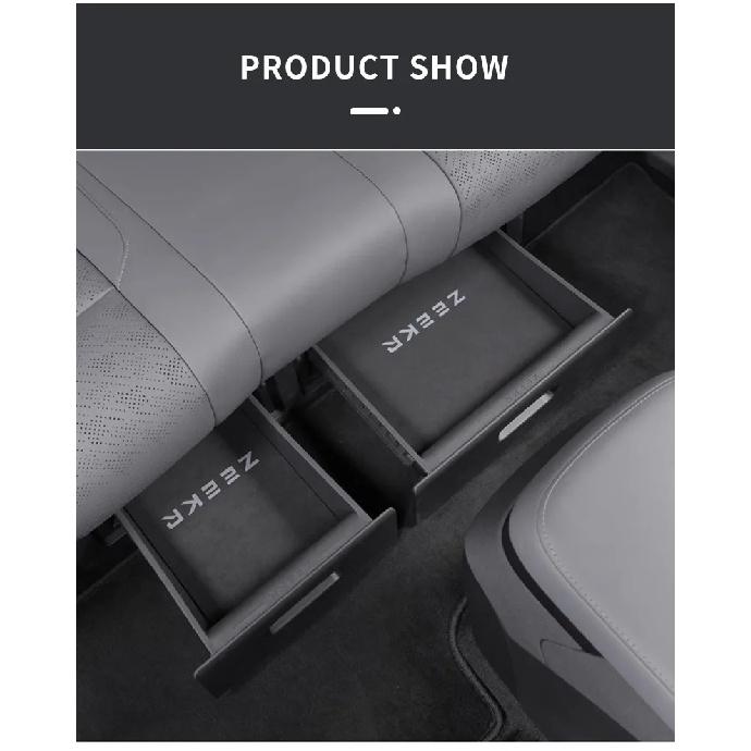 For Zeekr 7X Rear Seat Storage Box Pad Dust Protection Pad Interior Modification Special Accessories ZEEKR 7X zeekr 7x zeekr7x
