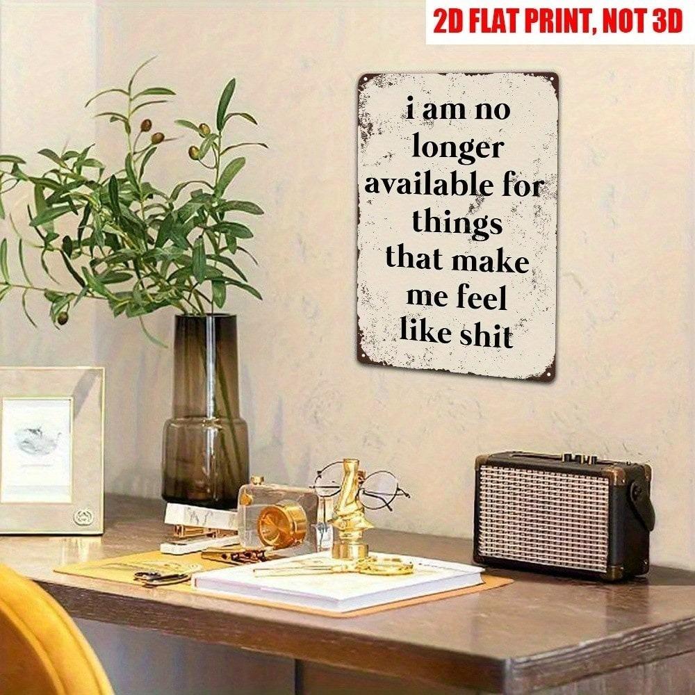 Vintage Rustic Barn Funny Metal Wall Sign Home Office Decor Gift