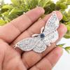 London Blue Topaz Pendant, 925 Solid Sterling Silver Gemstone Jewelry, Handmade Pendant, For Thanksgiving