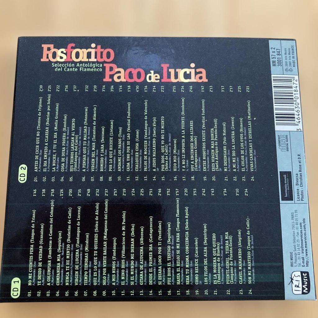 [USED] Fosforito Paco de Lucía 2-CD set
