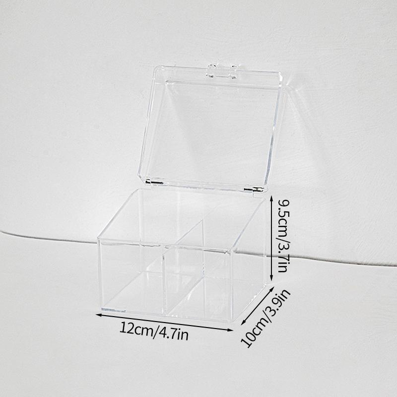 Clear Card Storage Box Idol Photocard Display Case Data Cable Storage Box Card Classification Case Desktop Sundries Organizer