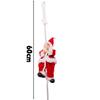 Christmas Santa Doll Funny Climbing Rope Christmas Pendant for Tree Wall Window Xmas Decor Holiday Ornament 2025 New Year Gifts