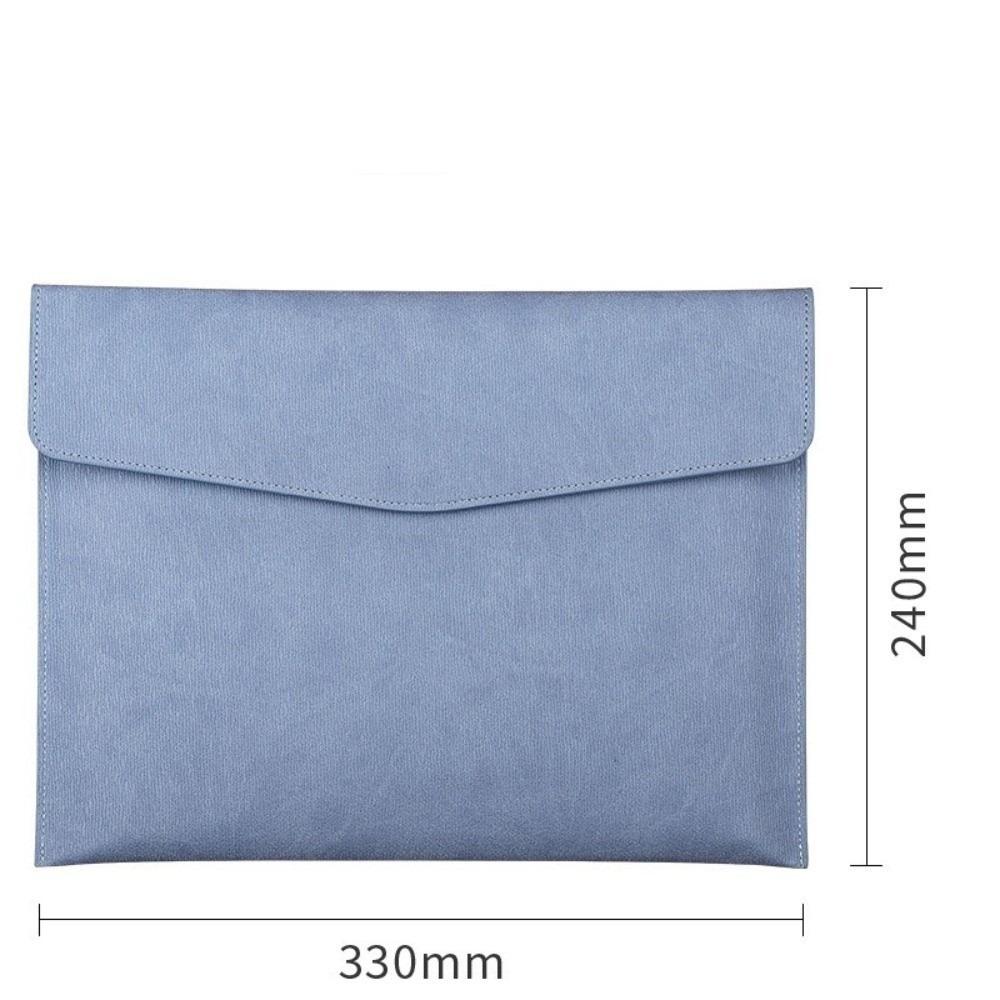 A4 Business Folder PU Leather Document Pouch Portable Storage Bag School and Office Supplies