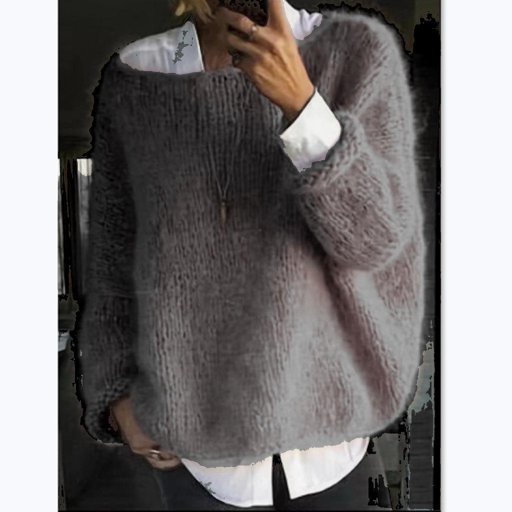 2026 Women's European & American Autumn Winter Knit Sweater - New Style Fashion Casual Top