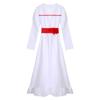 White Cotton Annabelle Cosplay Dress For Women Scary Halloween Costume Perfect For Stage Use