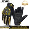 2026 New Summer Breathable Motorcycle Gloves Wear-resistant Non-slip Motocross Gloves Anti-fall Motorbike Gloves Men Touchscreen