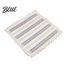 Decorative Chair Mat Cotton Linen Pad with Ties Square Summer Seat Lace Non Slip Trim 15.75" X Breathable Washable for Dining Office