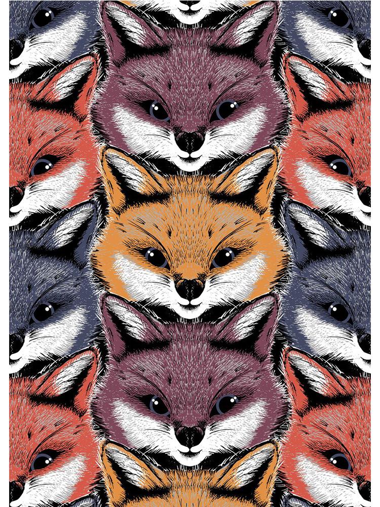 

Винтажный пушистый плакат с изображением красной лисы, холст, картина, милое животное, настенная картина для гостиной, украшение для дома, безрамное 21x30cm No Frame