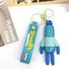 New Creative Cartoon Dumb Biqibao Keychain Bag Car Keychain Accessories Gift Wholesale  DIY Kawaii Cute Personalized Gifts Y2k
